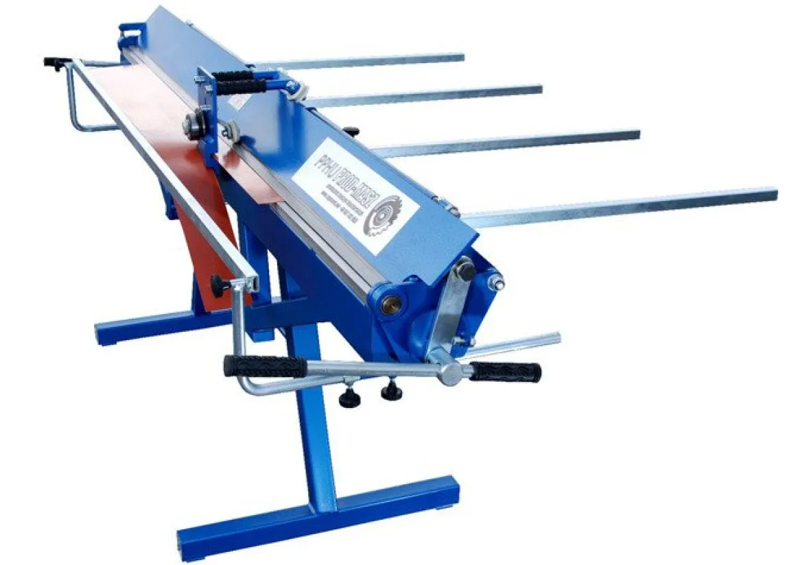 ZAGINARKA GIĘTARKA KRAWĘDZIARKA DEKARSKA DO BLACHY Z CIĘCIEM Prod-Masz ZGR-2000 /1.2mm EWIMAX