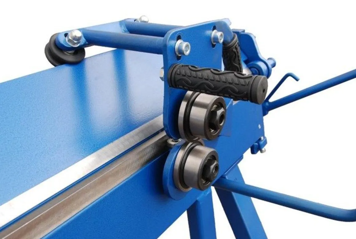 ZAGINARKA GIĘTARKA KRAWĘDZIARKA DEKARSKA DO BLACHY Z CIĘCIEM Prod-Masz ZGR-1400 /2.0mm EWIMAX