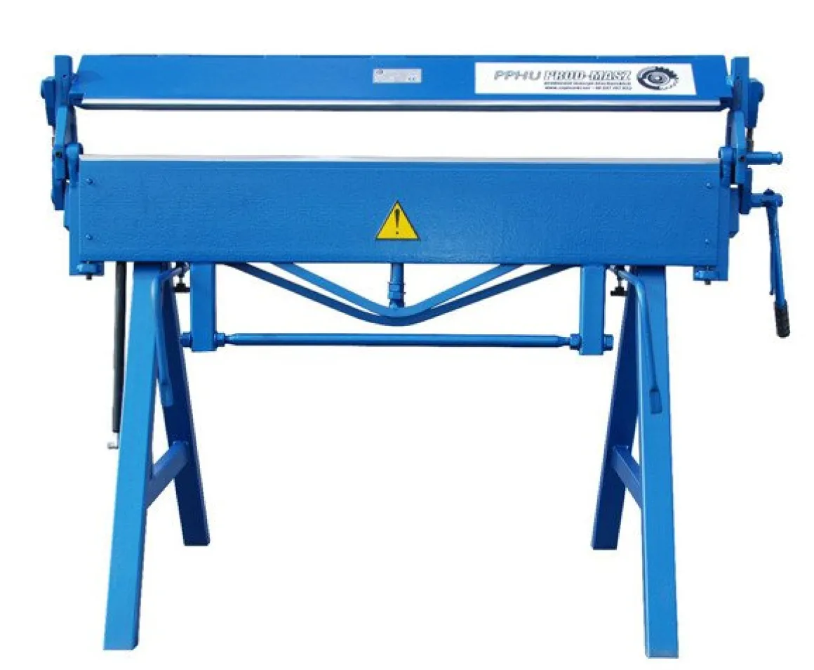 ZAGINARKA GIĘTARKA KRAWĘDZIARKA DEKARSKA DO BLACHY Z CIĘCIEM Prod-Masz ZGR-1400 /1.2mm EWIMAX